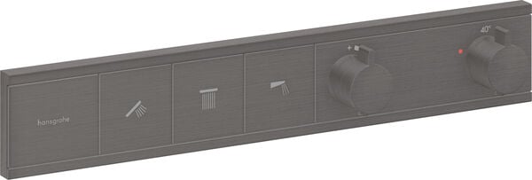 Duschsystem Hansgrohe Rain Select, Thermostatmodul ¾", 527 x 90 mm, für 3 Verbraucher, ohne Porter image number 0