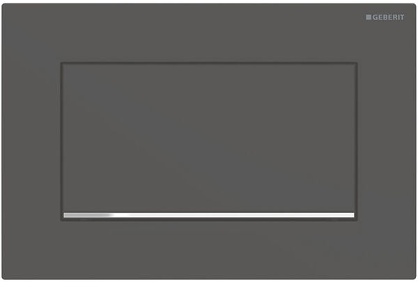 Plaque de d&eacute;clenchement Geberit Sigma10 square Noir mat image number 0