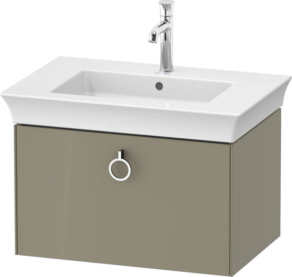 Meuble sous-lavabo Duravit White Tulip Stone grey brillant image number 0