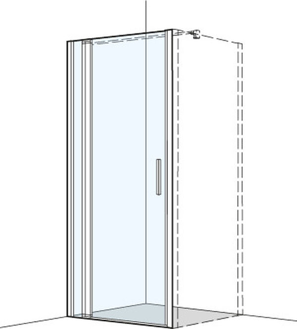Porta a pendolo Koralle S400 Plus, larghezza 96 - 99 cm (97,5 - 99 cm), fissaggio a sinistra, con image number 0