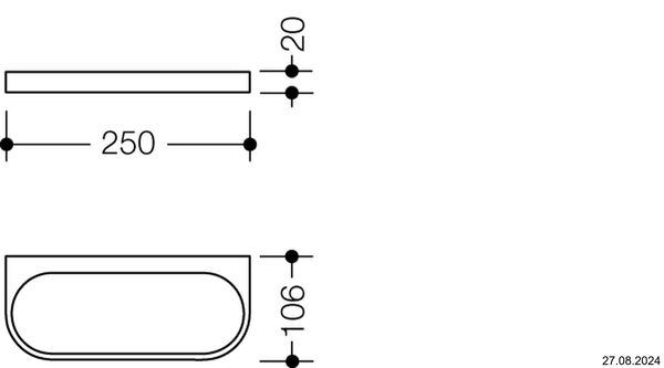 Tablar Hewi System 800 Schwarz matt Pulverbeschichtet image number 1