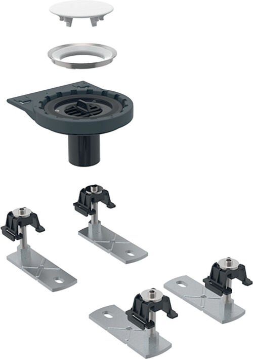 Set per montaggio grezzo Geberit senza sifone bianco