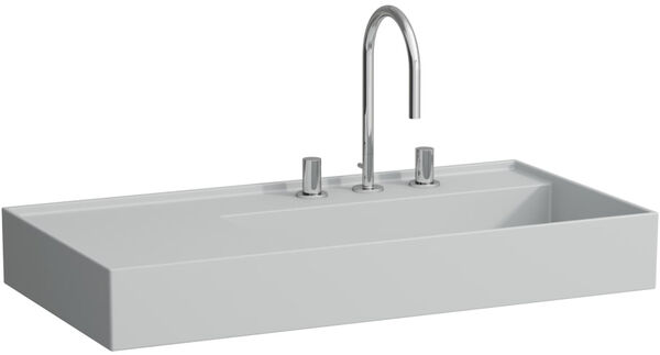 Waschtisch Laufen Kartell 90 x 46 cm Grau matt image number 0