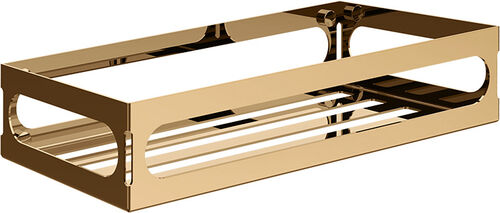 Portasapone a cestino Gessi Rilievo Warm bronze PVD