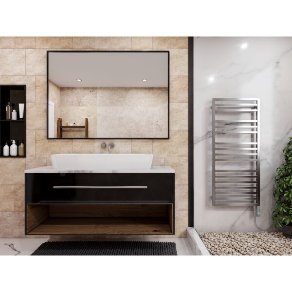 Badheizk&ouml;rper Zehnder Quaro Spa Verchromt Heizpatrone rechts image number 1