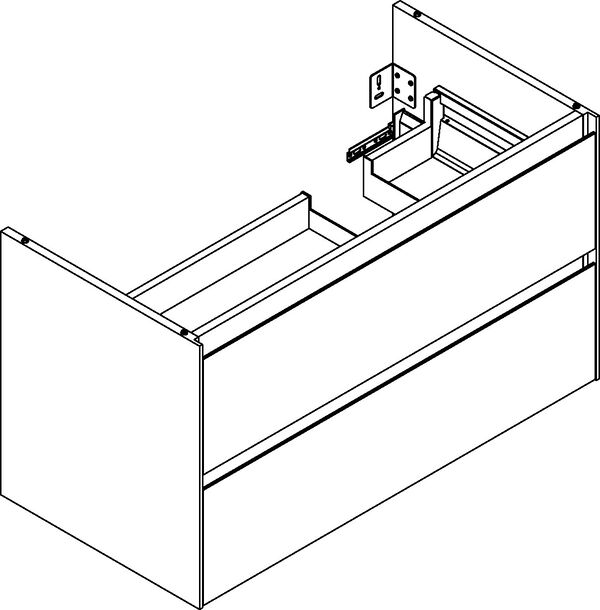 Meuble sous-lavabo Alterna zero S Light grey image number 0