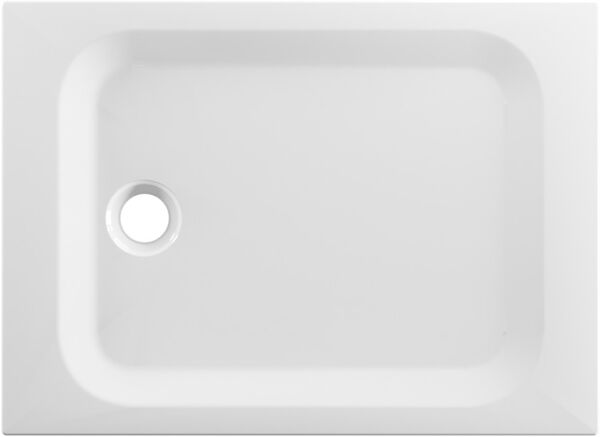 Vasca da doccia Schmidlin, 110 x 80 x 3,5 cm, acciaio, isolazione fonica, scarico parte stretta al image number 0