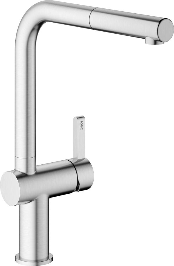 Spültischmischer KWC Bevo E Edelstahl matt image number 0