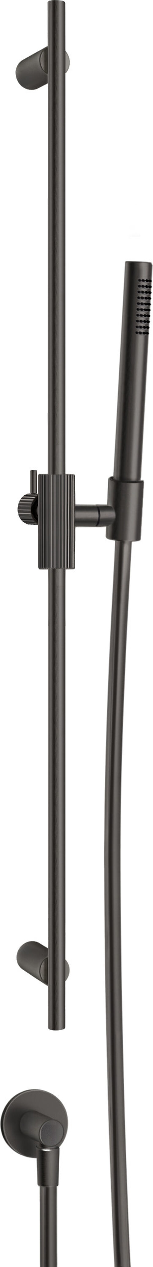 Handbrausegarnitur Gessi Habito black Metal brushed rigato
