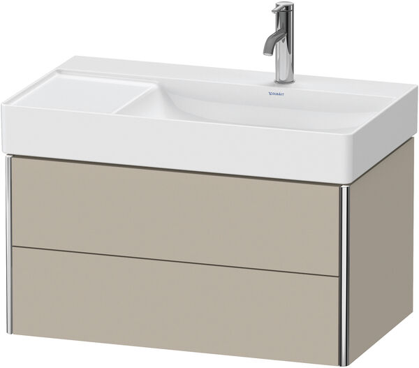 Meuble sous-lavabo Duravit XSquare Taupe satin&eacute; mat image number 0
