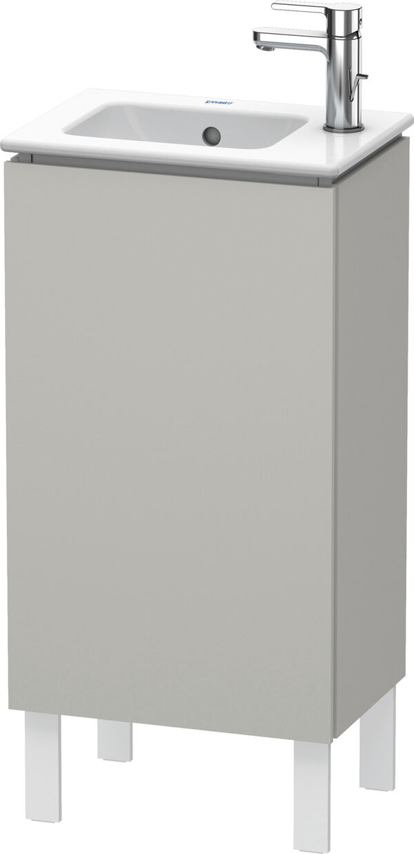 Meuble sous-lavabo L-Cube Gris b&eacute;ton mat image number 0