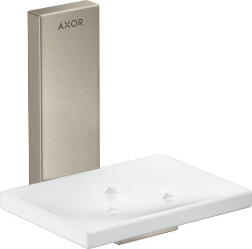 Porte-savon Axor Universal Rectangular Brushed nickel