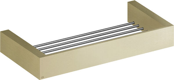 Porte- savon &agrave; barrettes Gessi Brushed brass image number 0