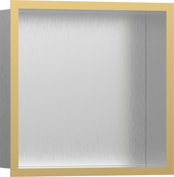 Nicchia ad incasso Hansgrohe XtraStoris Individual, acciaio inossidabile, corpo di superficie image number 0