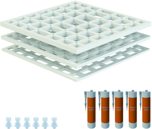 Elemento per sottocostruzione Schedel quadroU in tre parti