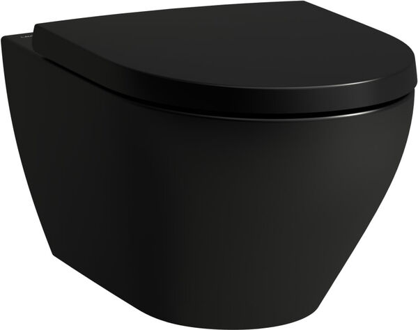 Wand-Klosett Laufen Moderna S silent Schwarz matt image number 0