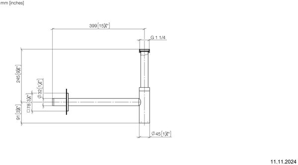 Sifon Dornbracht Verchromt image number 1