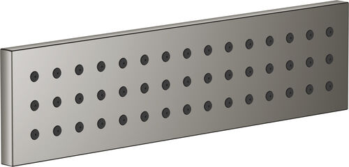 Soffione laterale Dornbracht Water Bar ad incasso Dark chrome