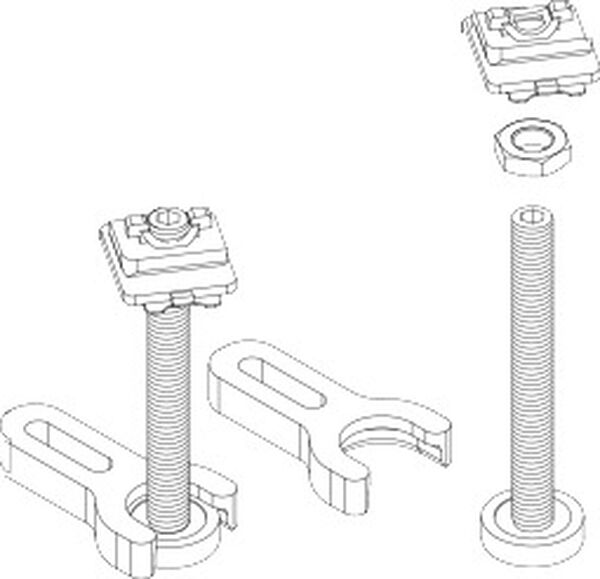 Duschenwannen-Fussset Schmidlin Omnia, H&ouml;he 4,5 -11 cm image number 0