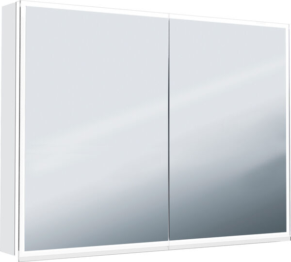 Armadio a specchio Alterna quattro luci LED, 3000 K, larghezza 100 cm (50/50), altezza 71,5 cm, image number 0