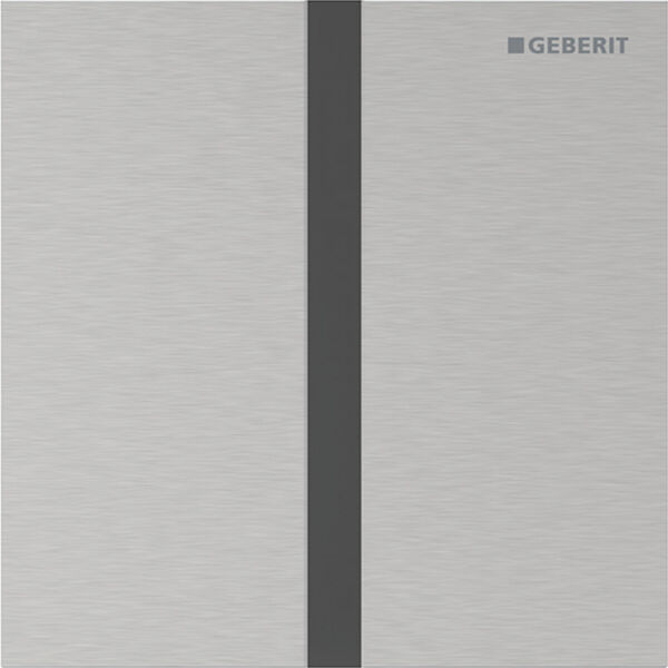 Commande urinoir Geberit HyTronic IR Typ40 square Acier inoxydable bross&eacute; Rev&ecirc;tement easy-to-clean image number 0