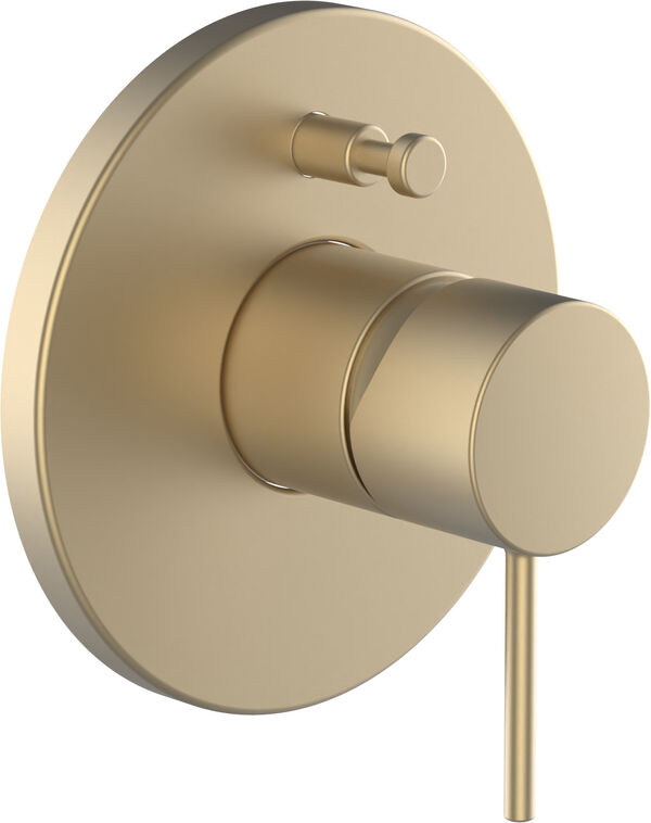 Bademischer-Endmontageset Laufen Twinplus Slim Gold&nbsp;matt pale&nbsp;PVD image number 0