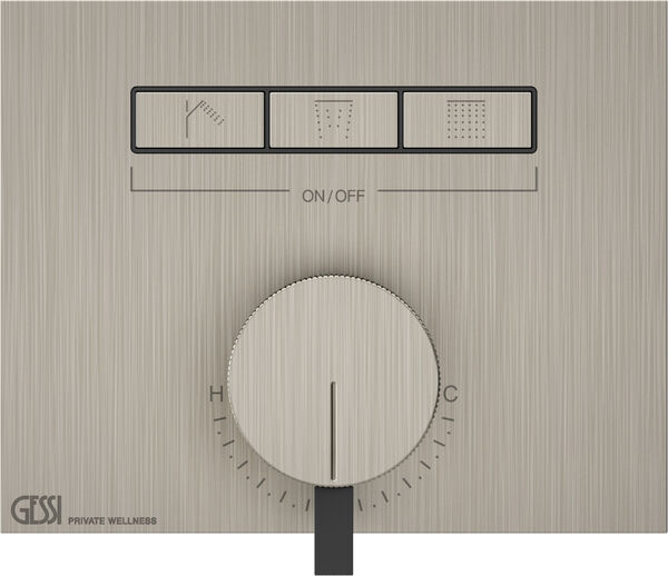 Syst&egrave;me de douche-set de montage final Gessi HI-FI Mixer Finox image number 0