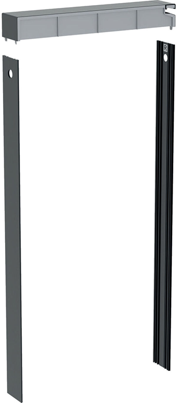 Set Geberit Spülkastendeckel mit Seitenverkleidungen, für Monolith Sanitärmodu für Wand-WC, 101 cm image number 0