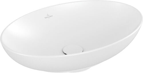 Auflegewaschtisch Villeroy & Boch Loop & Friends Stone white matt Cleaneffekt