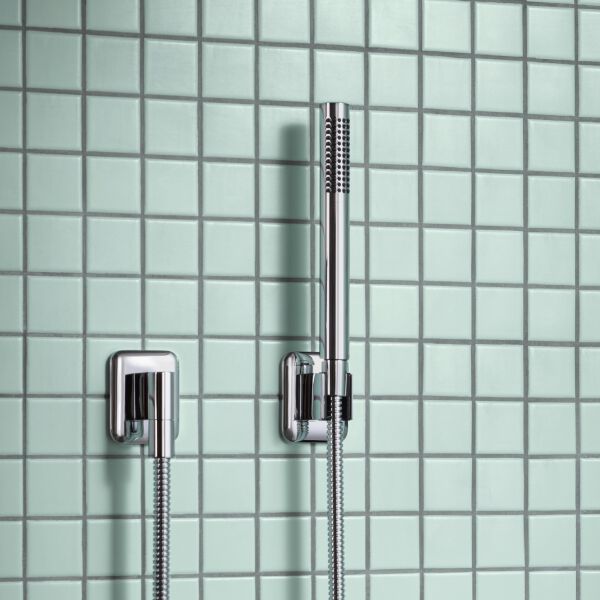 Garniture de douche murale Dornbracht Lissé Dark Chrome image number 1