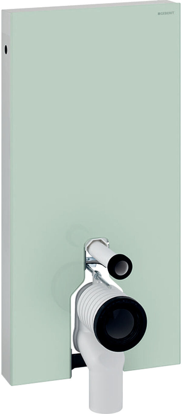 Sanitärmodul Geberit Monolith für Standklosett, H:100-102 cm B: 48,5 cm, T: 10,6 cm Front in Glas mint image number 0