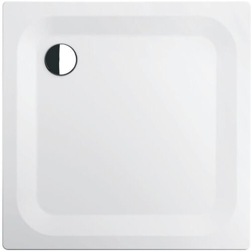 Receveur de douche Schmidlin avec rebords 90 x 75 cm Blanc fond antidérapant Antigliss Pro