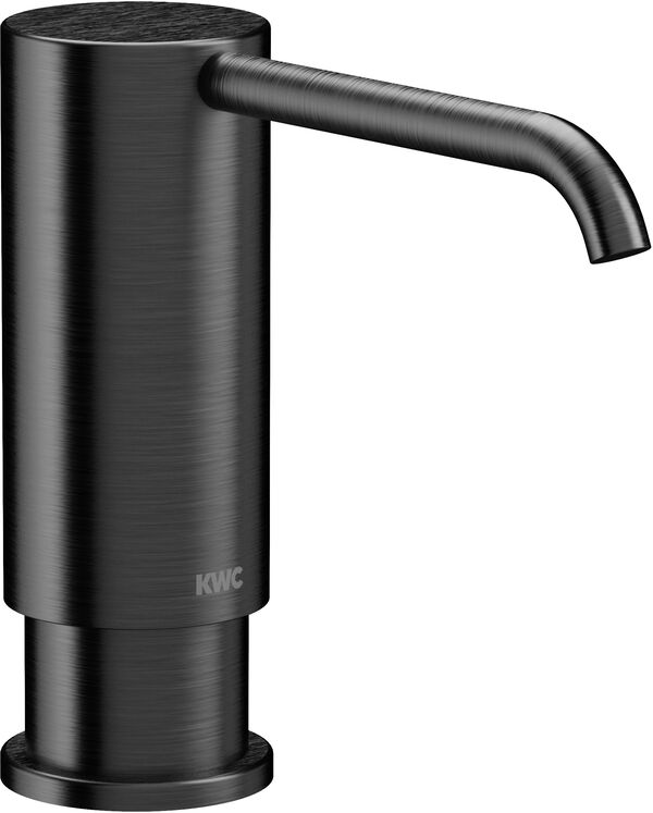 Seifenspender KWC Modern bent Industrial black PVD image number 0