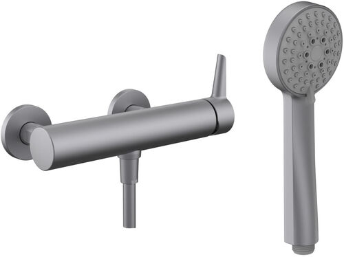 Miscelatore da doccia Laufen Pure Acciaio inossidabile opaco PVD