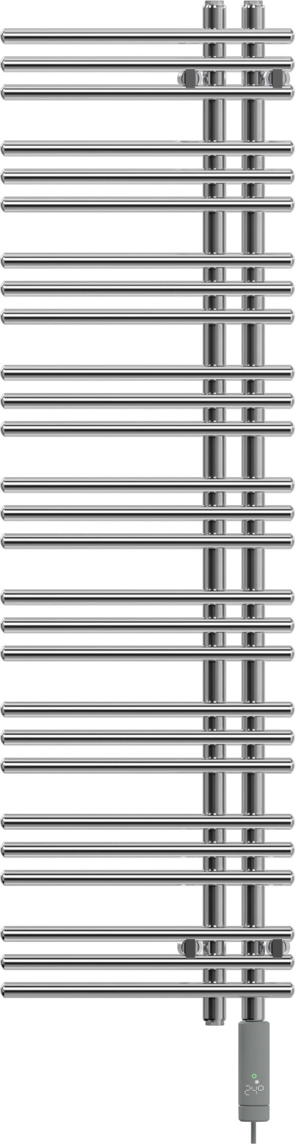 Badheizk&ouml;rper Zehnder Yucca Asym Verchromt Heizpatrone rechts image number 0