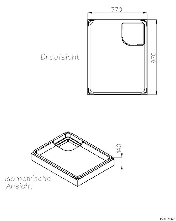 Duschwannentr&auml;ger Schedel image number 1