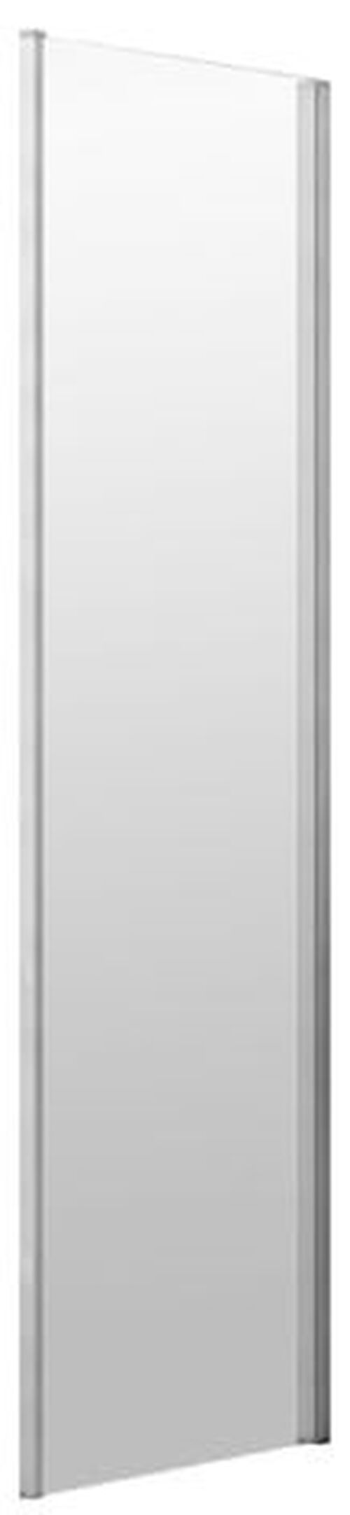 Parete laterale Duscholux Bella Vita 3 Argento lucidissimo Vetro trasparente CareTec Pro