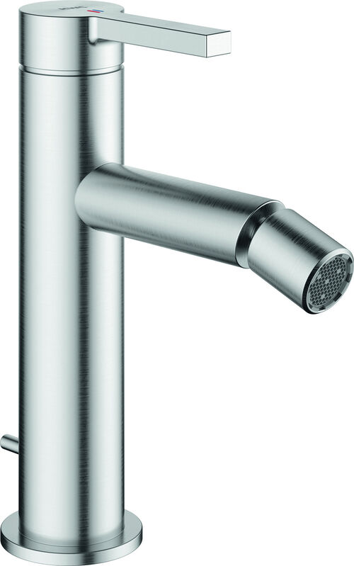 M&eacute;langeur de bidet KWC Ava E Acier inoxydable mat