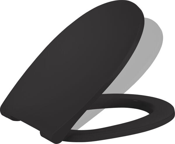 Klosettsitz JohnSales Silea Schwarz matt image number 0