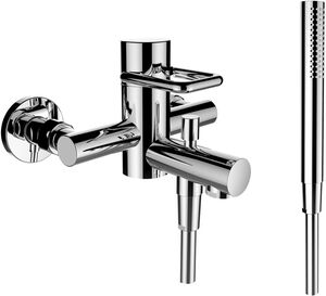 Bademischer Laufen Twin verchromt
