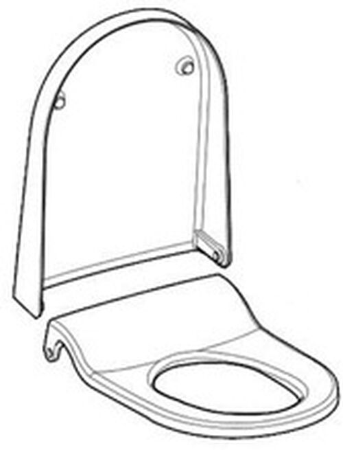 Sitz und Deckel Geberit AquaClean Sela weiss