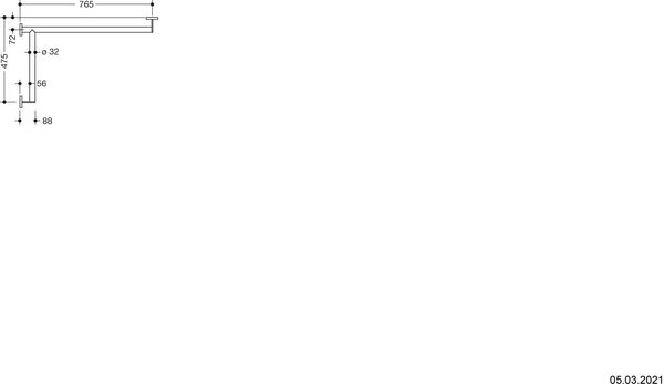 Eckhaltegriff Hewi 900 Edelstahl glanz image number 1