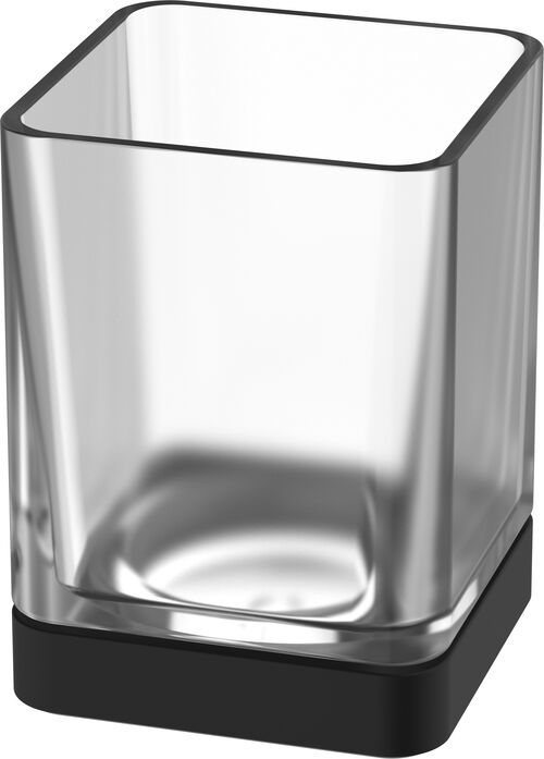 Glashalter Alterna direta schwarz matt
