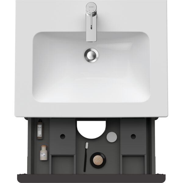 Armadio sottolavabo Duravit D-Neo Rovere nero image number 4