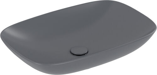 Lavabo d'appoggio Villeroy & Boch Loop & Friends graphite opaco cleaneffekt