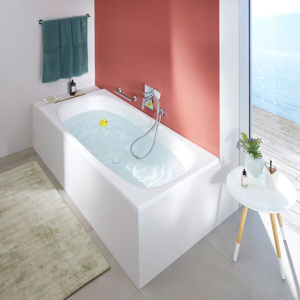 Baignoire Alterna steel duo 190 x 90 cm Blanc image number 2