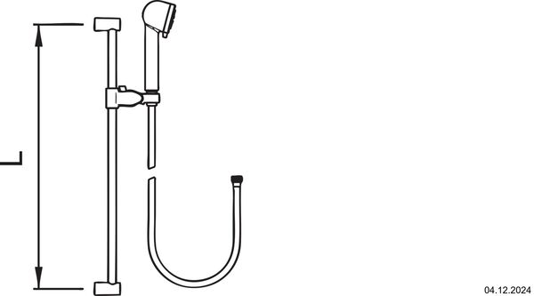 Handbrausengarnitur Simijet Multi Verchromt image number 1