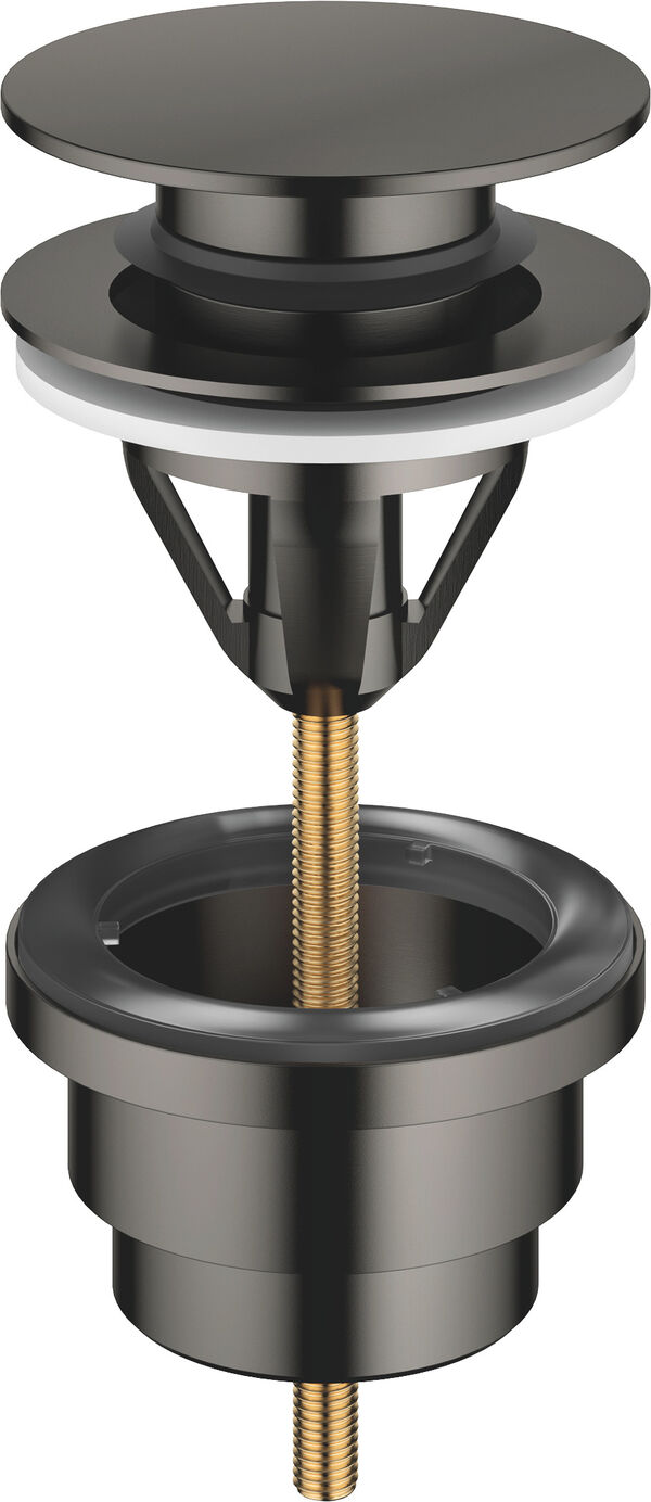 Soupape d'&eacute;coulement Dornbracht push-open 1&frac14;" Dark platine mat image number 0