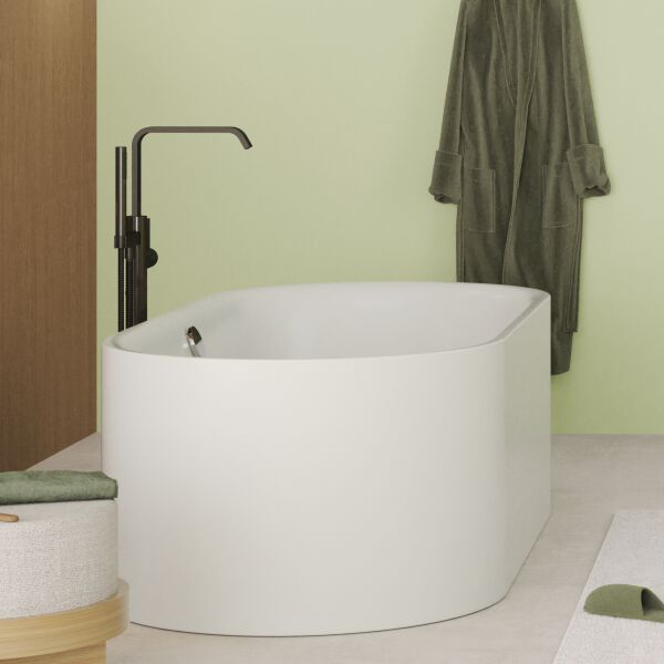 Bademischer Dornbracht Imo-Standmodell Dark platinum matt mit Luftsprudler image number 1