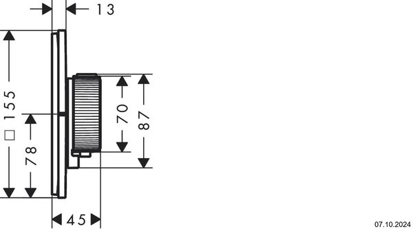 Duschsystem Axor ShowerSelect ID edelstahloptik image number 3